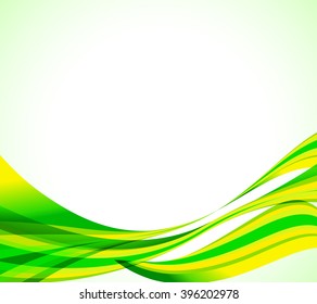 Background Abstract Blue Yellow Waves Stock Illustration 273343067