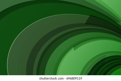 Abstract green wave vector background