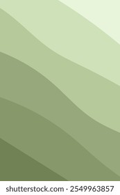 Abstract green waves background template. Seamless background. Vector design.