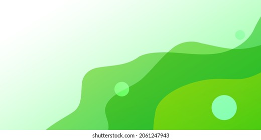 Resumen de fondo de textura de ondas verdes con espacio de copia. Vector Eps 10