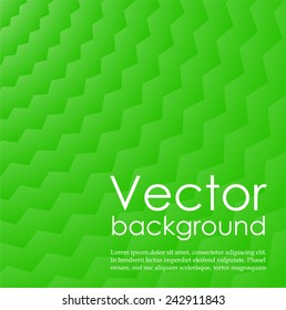 Abstract green wavy background