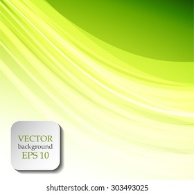 Abstract green wavy background