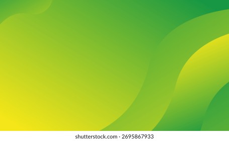 Fondo ondulado verde Abstractas. Ilustración creativa para el cartel, Web, aterrizaje, página, cubierta