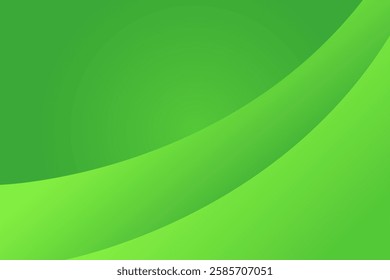 Abstract green wavy background with abstract design