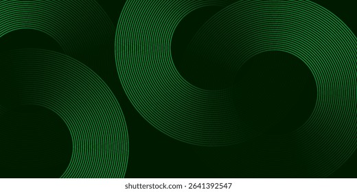 Abstract green wavy background design. Vector illustration