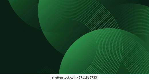 Abstraktes, grünes, wellenförmiges Hintergrunddesign. design konzept geometrisch grün vektor eps10	
