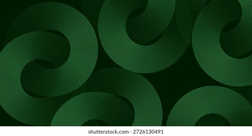 Abstractas diseño de fondo ondulado verde. Ilustración vectorial.eps10