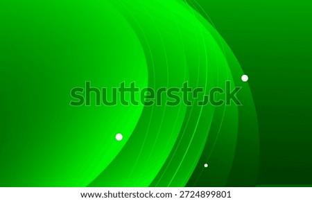 Abstract green wavy background. Eps10 vector