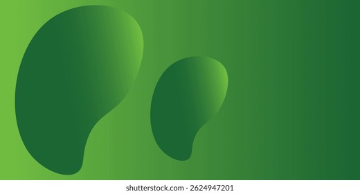Fondo ondulado verde Abstractas. Vector de frutas EPS 10.
