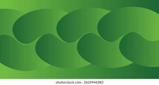 Abstract green wavy background. gradient Vector EPS 10.;.,