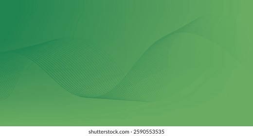 Abstract green wavy background. modern vector illustration eps 10