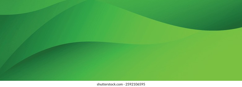 Abstract green wavy background. Modern and Creative Trend design in vector EPS 10