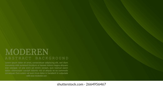 Abstract green wavy background. modern vector illustration eps 10