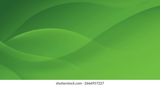 Abstrakter, grüner, gewellter Hintergrund. moderne Vektorgrafik eps 10