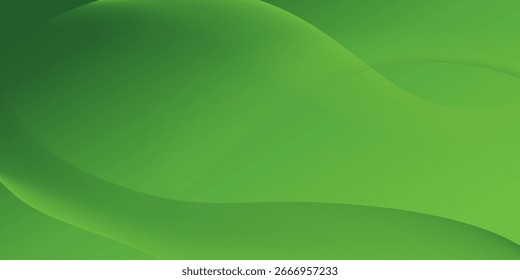 Fundo ondulado verde abstrato. ilustração vetorial moderna eps 10