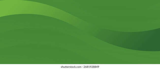Fundo ondulado verde abstrato. design moderno