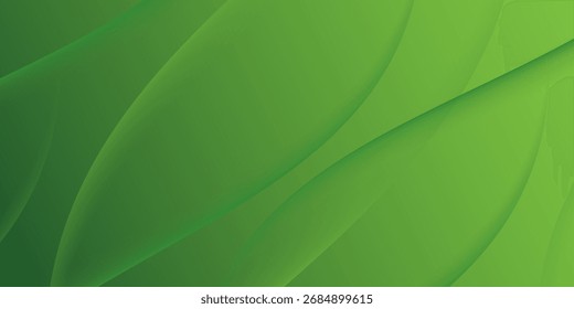 Fondo ondulado verde Abstractas. Ilustración vectorial moderna EPS 10