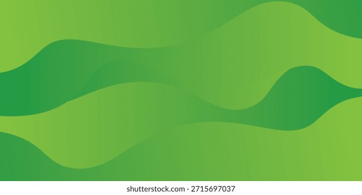Fundo ondulado verde abstrato. ilustração vetorial moderna eps 10