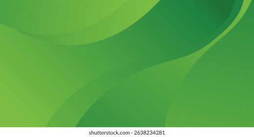 Abstract green wavy background. modrn trendy design 