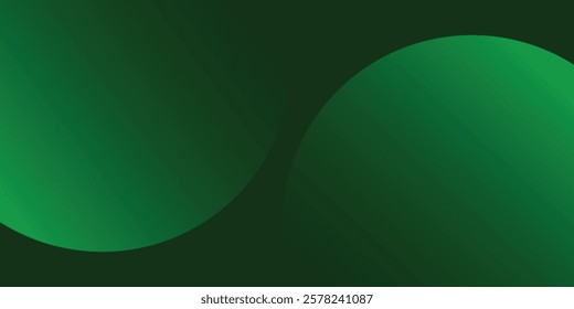 Abstract green wavy background. Vector EPS 10	