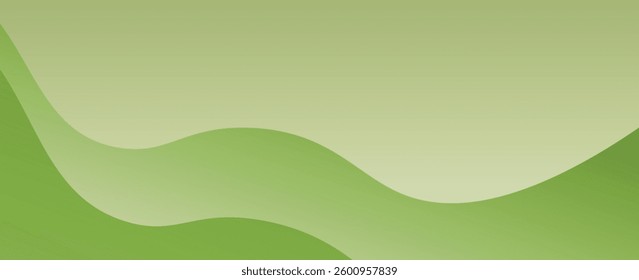 Abstract green wavy background. Vector EPS 10