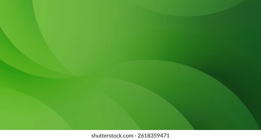 Abstract green wavy background. Vector EPS 10