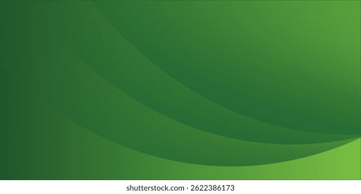 Abstract green wavy background. Vector EPS 10