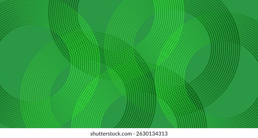 Abstract green wavy background. Vector EPS 10