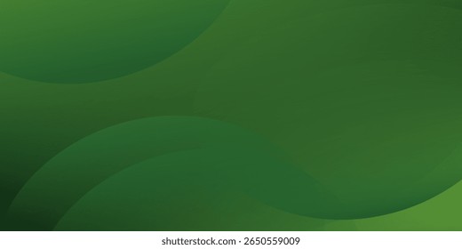 Abstract green wavy background. Vector EPS 10
