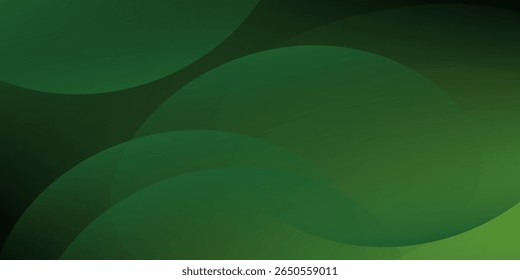 Abstract green wavy background. Vector EPS 10
