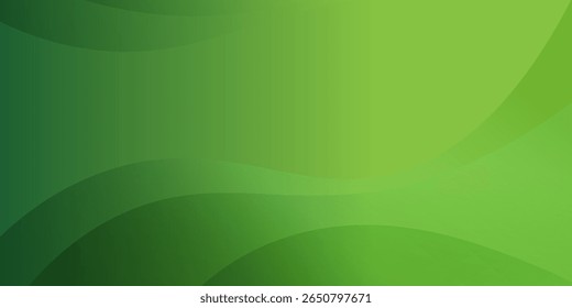 Fundo ondulado verde abstrato. Vetor EPS 10