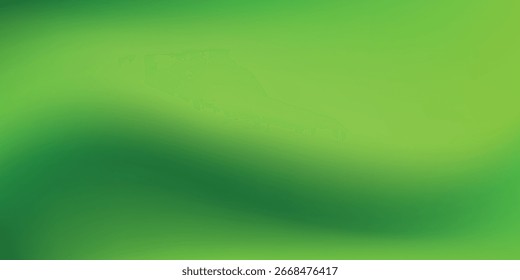 Abstrakter, grüner, gewellter Hintergrund. Vektor-EPS 10