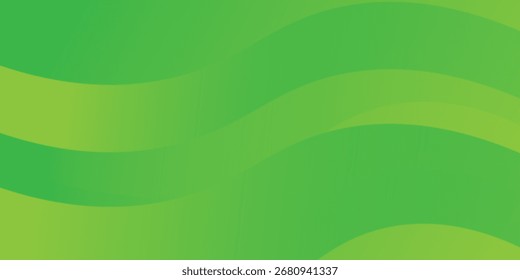 Fundo ondulado verde abstrato. Vetor EPS 10