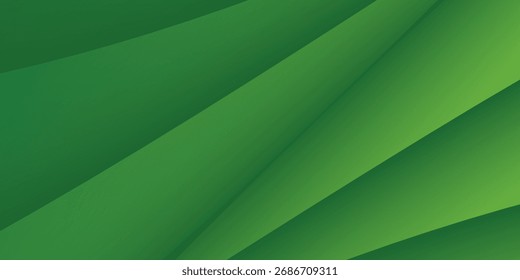 Abstract green wavy background. Vector EPS 10