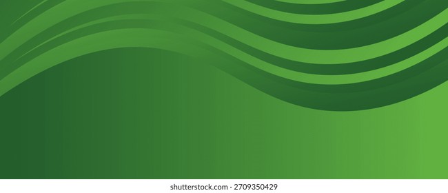 Fondo ondulado verde Abstractas. Vector EPS 10