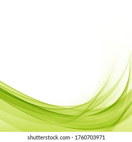 Green Wave Abstract Vector Graphics Stock Vector (Royalty Free) 1934515214