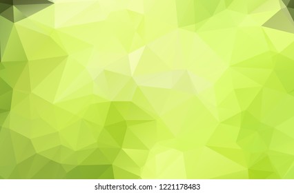 Abstract green which consist of triangles. Geometric background in Origami style with gradient. Triangular design for your business.