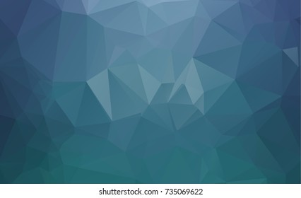 Abstract green which consist of triangles. Geometric background in Origami style with gradient. Triangular design for your business.