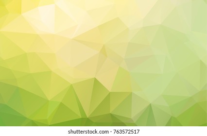 Abstract green which consist of triangles. Geometric background in Origami style with gradient. Triangular design for your business.