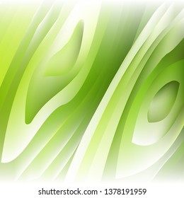 Abstract Green and White Background