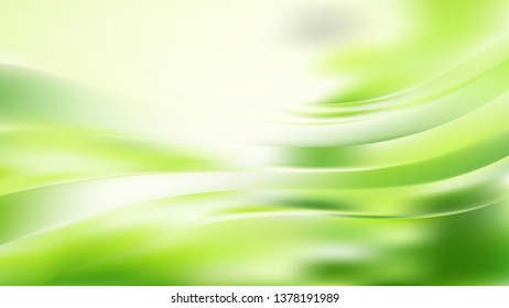 Abstract Green and White Background
