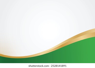 Plantilla de diseño de fondo verde y blanco Abstractas o Fondo de pantalla de fondo verde
