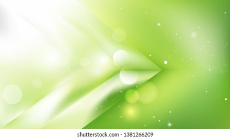 Abstract Green and White Background Vector Art