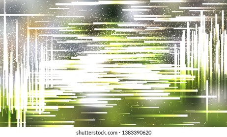 Abstract Green and White Chaotic Lines Background