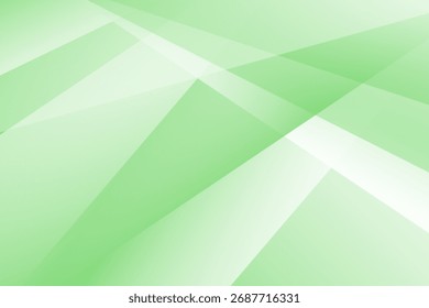 Abstract green and white color technology modern background design. vector shape green