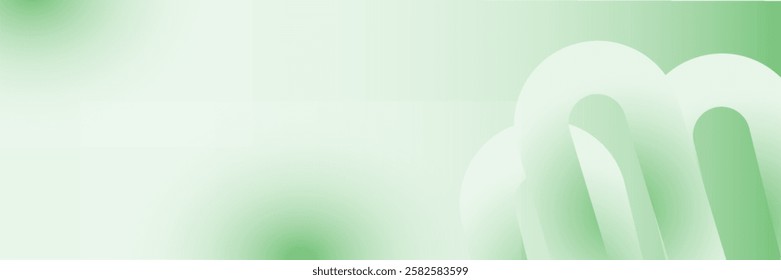 Abstract green and white diagonal geometric shape background. Simple graphic element. Modern banner template design with space for your text. Suit for brochure, business, flyer, website, presentation