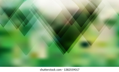 Abstract Green and White Geometric Background