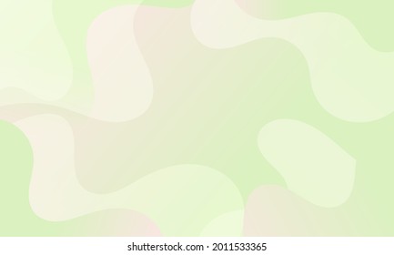 Abstract  Green, white  geometric background. Modern  background design. Liquid color. Fluid shapes composition.  Fit for presentation design. website, basis for banners, wallpapers, brochure, posters