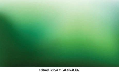 Abstract green and white gradient mesh background, abstract gradient colors. Vector illustration