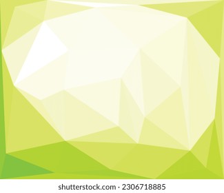 Resumen textura de la plantilla de fondo de polígono de patrón blanco verde